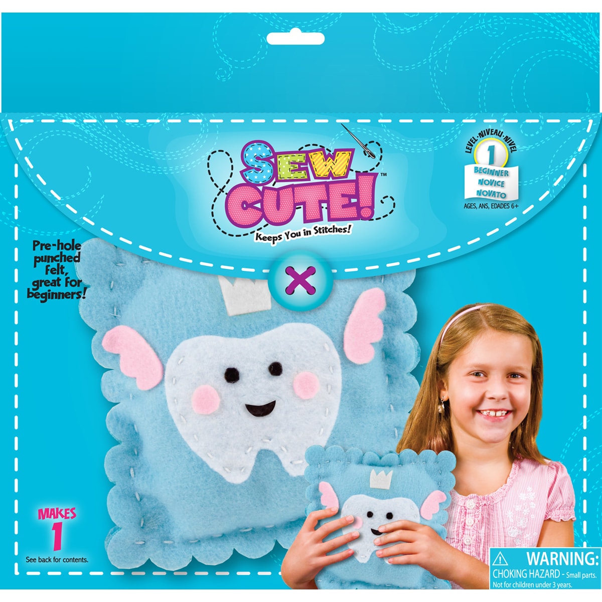 Shop Learn To Sew Tooth Fairy Pillow Kit Free Shipping On Orders