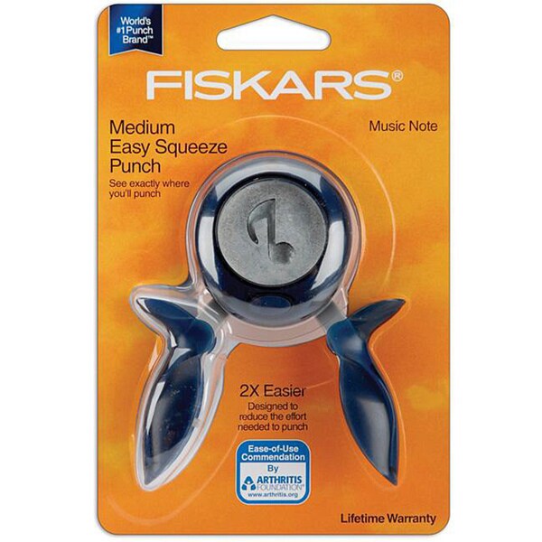 Shop Fiskars Squeeze Music Note Punch Large Free Shipping On Orders