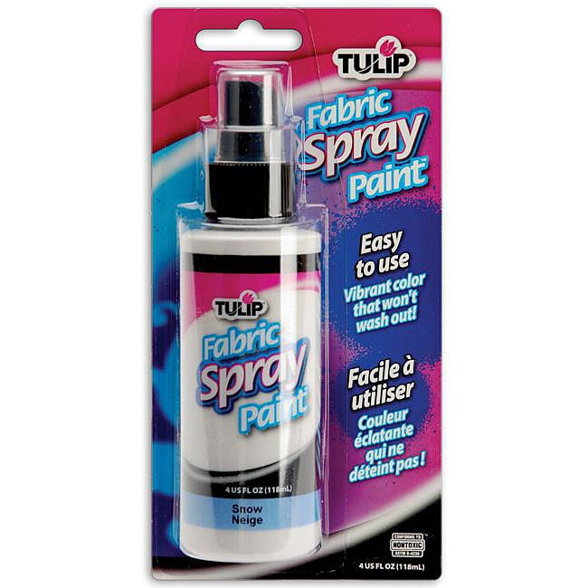 Tulip 4-oz White Fabric Spray Paint - Overstock™ Shopping - The Best ...