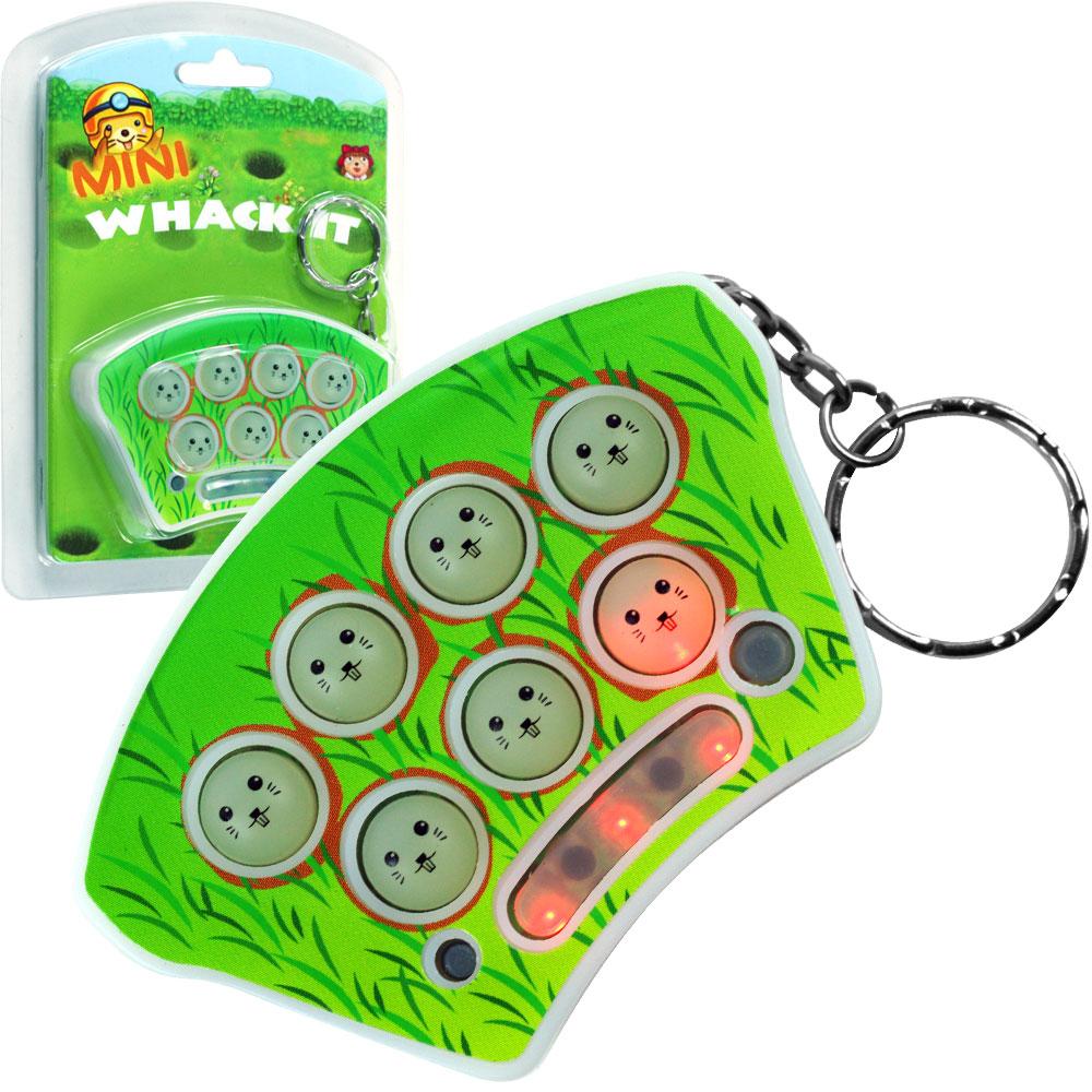 Mini Whack it Mouse Pack Of 2 Keychain 3 level Travel sized Game