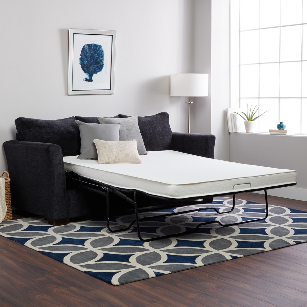 Floor Sofa Couch Mattress 6x32x70 Brown Twin Sleeper Chair Folding Foam Beds 
