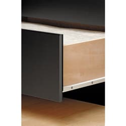preview thumbnail 2 of 1, Yaletown Black Platform Storage Bed- Full