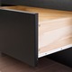 preview thumbnail 3 of 4, Yaletown Black Platform Storage Bed- Full