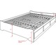 preview thumbnail 5 of 4, Yaletown Black Platform Storage Bed- Full