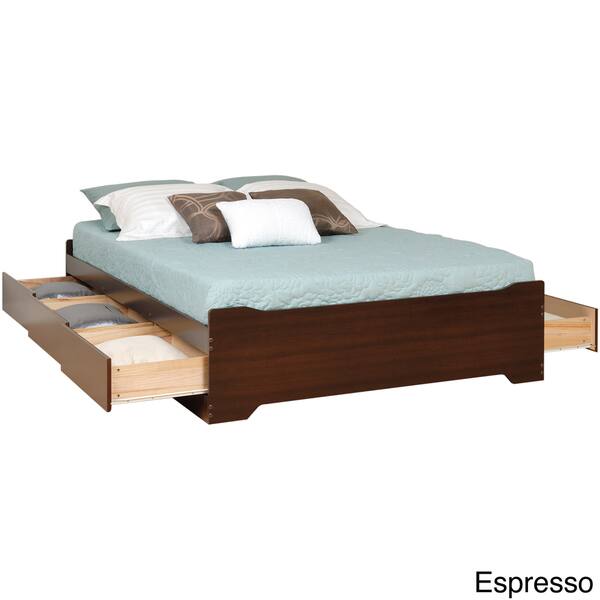 Shop Yaletown Full Size 6 Drawer Platform Storage Bed Free