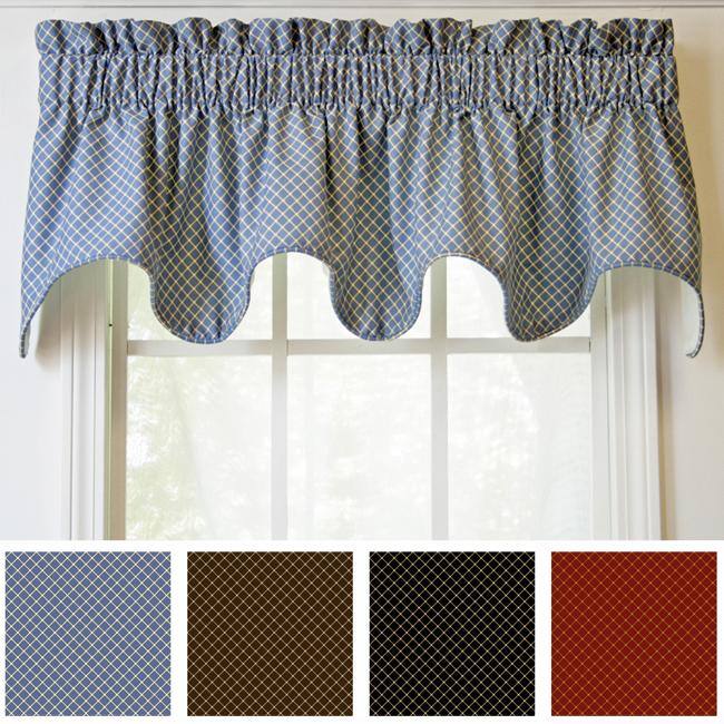 Ellis Curtain Tyvek Scallop Valance