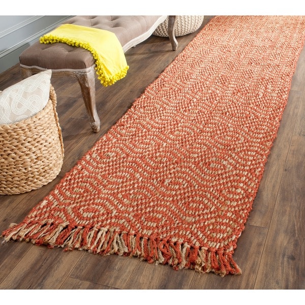 Shop Safavieh Casual Natural Fiber HandWoven Arts Natural / Rust Fine