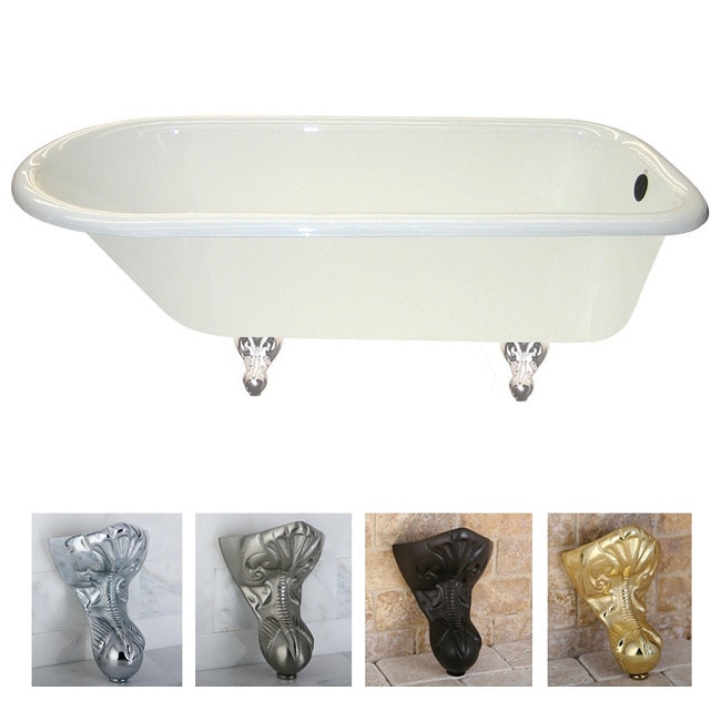 Queen Elizabeth 67 inch Classic Cast Iron Clawfoot Tub