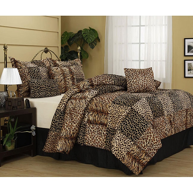 Cameroon 7 piece Animal Patchwork Comforter Set