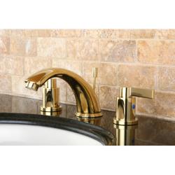 NuvoFusion Widespread Polished Brass Faucet