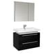 preview thumbnail 1 of 3, Fresca Medio Black Bathroom Vanity with Medicine Cabinet