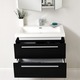 preview thumbnail 4 of 3, Fresca Medio Black Bathroom Vanity with Medicine Cabinet