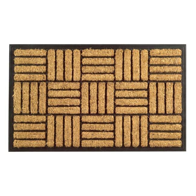 Criss Cross Coir Door Mat (30 x 18) - 30 x 18