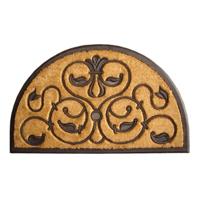 Brigoder Coir Abstract Door Mat (48 x 30) - 48 x 30