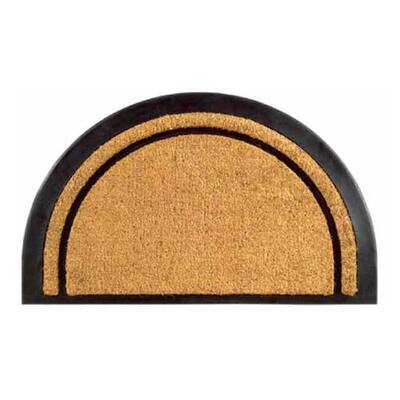 Shop York Half Round Coir Stripe Door Mat 20 X 32 Free