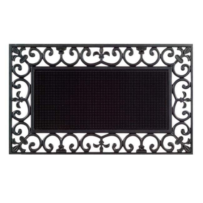 Traypin Black Door Mat (30 x 18) - 30 x 18