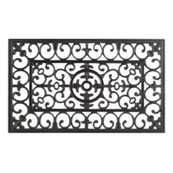 Napoleon Black Rubber Door Mat (30 x 18)