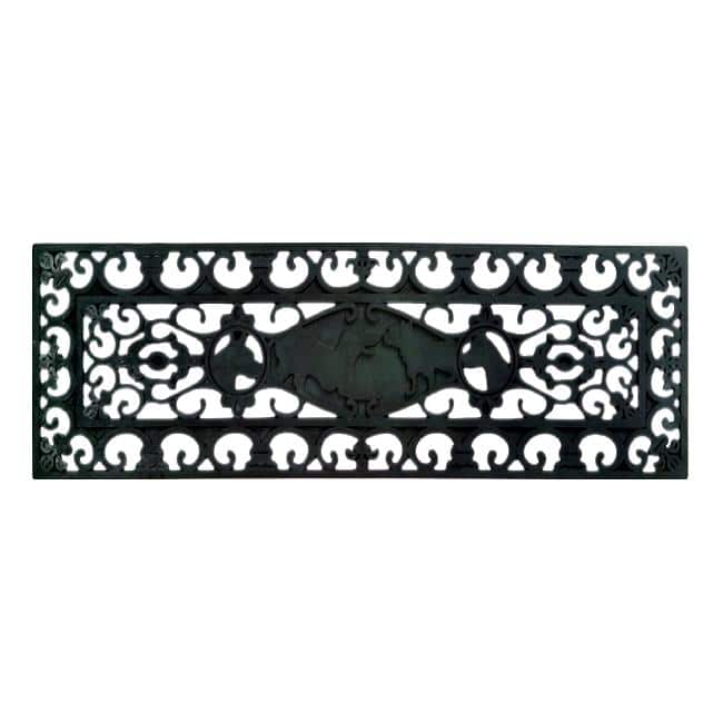 Dog Scroll Stair Mat (30 x 9) - 30 x 9