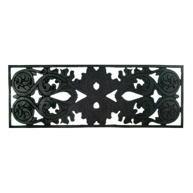 Black Rubber Stair Mat (30 x 10) - 30 x 10