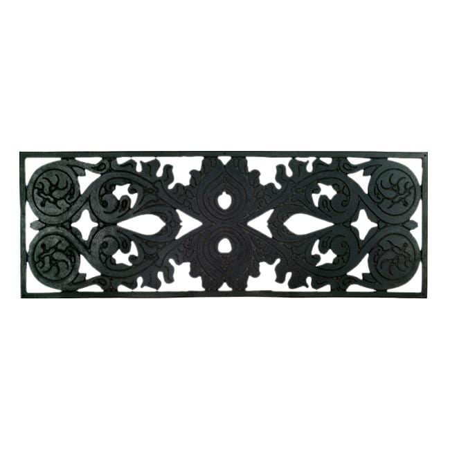 Black Rubber Stair Mat (30 x 10) - 30 x 10