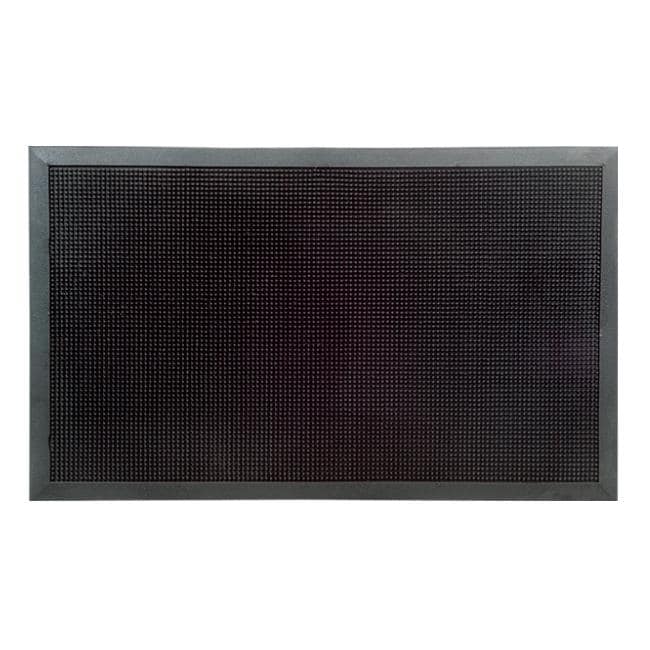 Black Rubber Stud Mat (47 x 18) - 47 x 18
