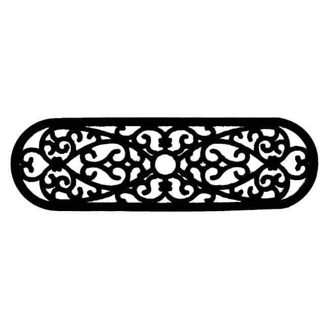 Elliptical Curl Door Mat (30 x 10) - 30 x 10