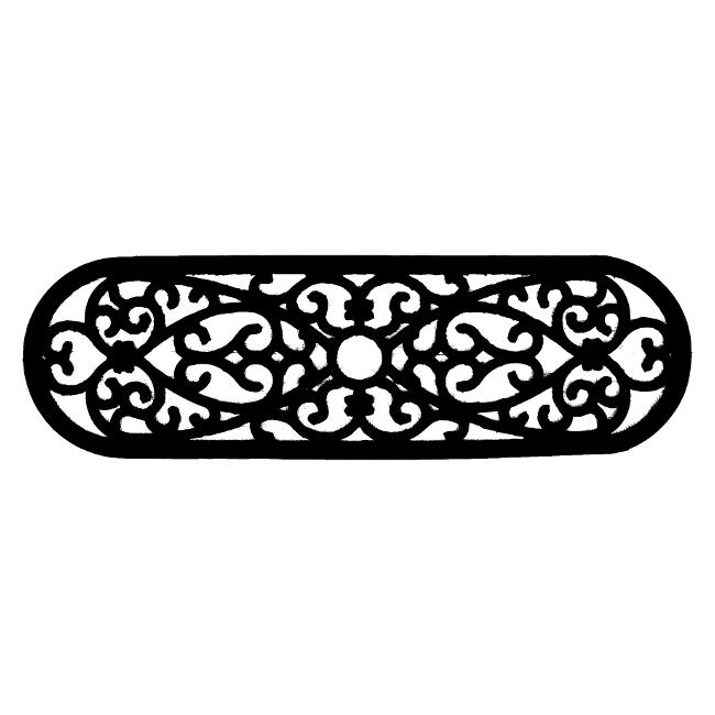 Elliptical Curl Door Mat (30 x 10) - 30 x 10