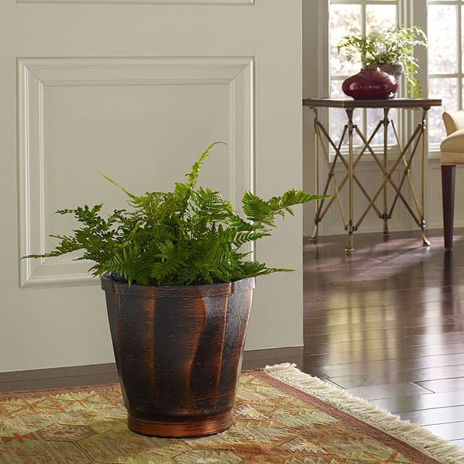 Handmade Medium Copperworks Planter (Indonesia)