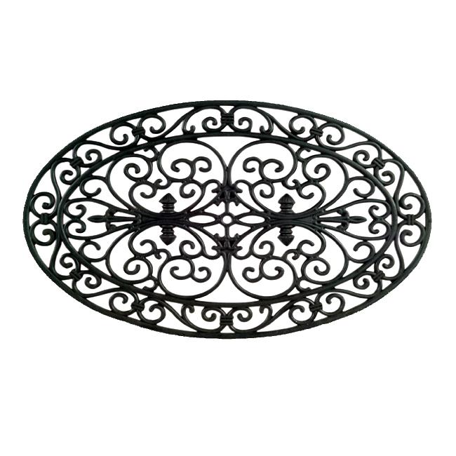 Swirls Oval Door Mat (30 x 18) - 30 x 18