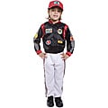 Dress Up America Boy's 3-piece Race Car Driver Costume
