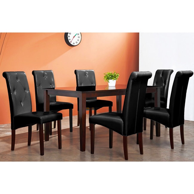 Warehouse Of Tiffany Warehouse Of Tiffany 7 piece Brown Dining Furniture Set Brown Size 7 Piece Sets