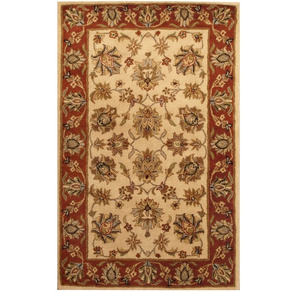 Herat Oriental Indo Hand-tufted Mahal Wool Rug (3'3 x 5'3) - 3'3 x 5'3