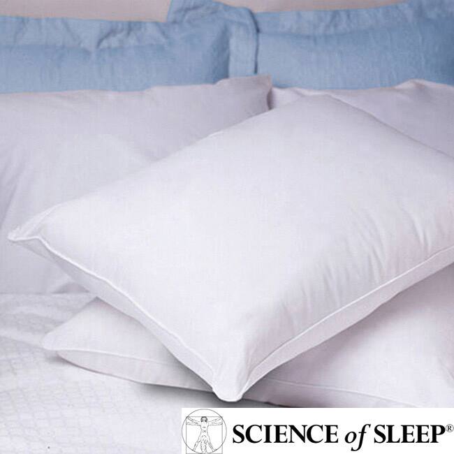Science of Sleep BedBug Allergen Barrier Bed Pillow - White