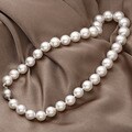 Miadora Signature Collection 14k Gold South Sea Pearl and Diamond Necklace (11.5-14 mm)