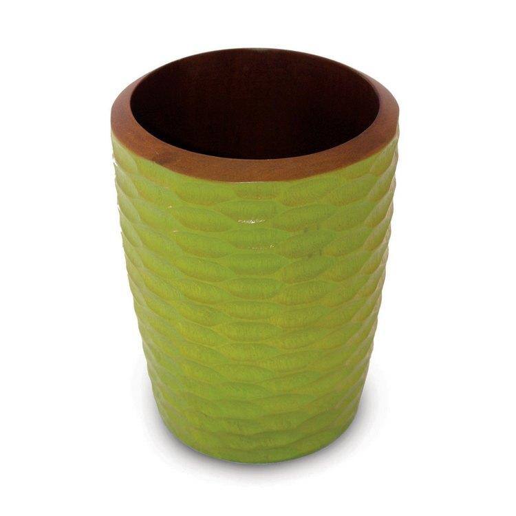 Handmade Mango Wood Avocado Utensil Vase (Thailand)