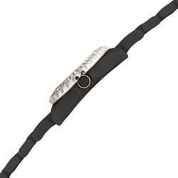 Akribos XXIV Women's Dazzling Black Ceramic Swiss Quartz Watch
