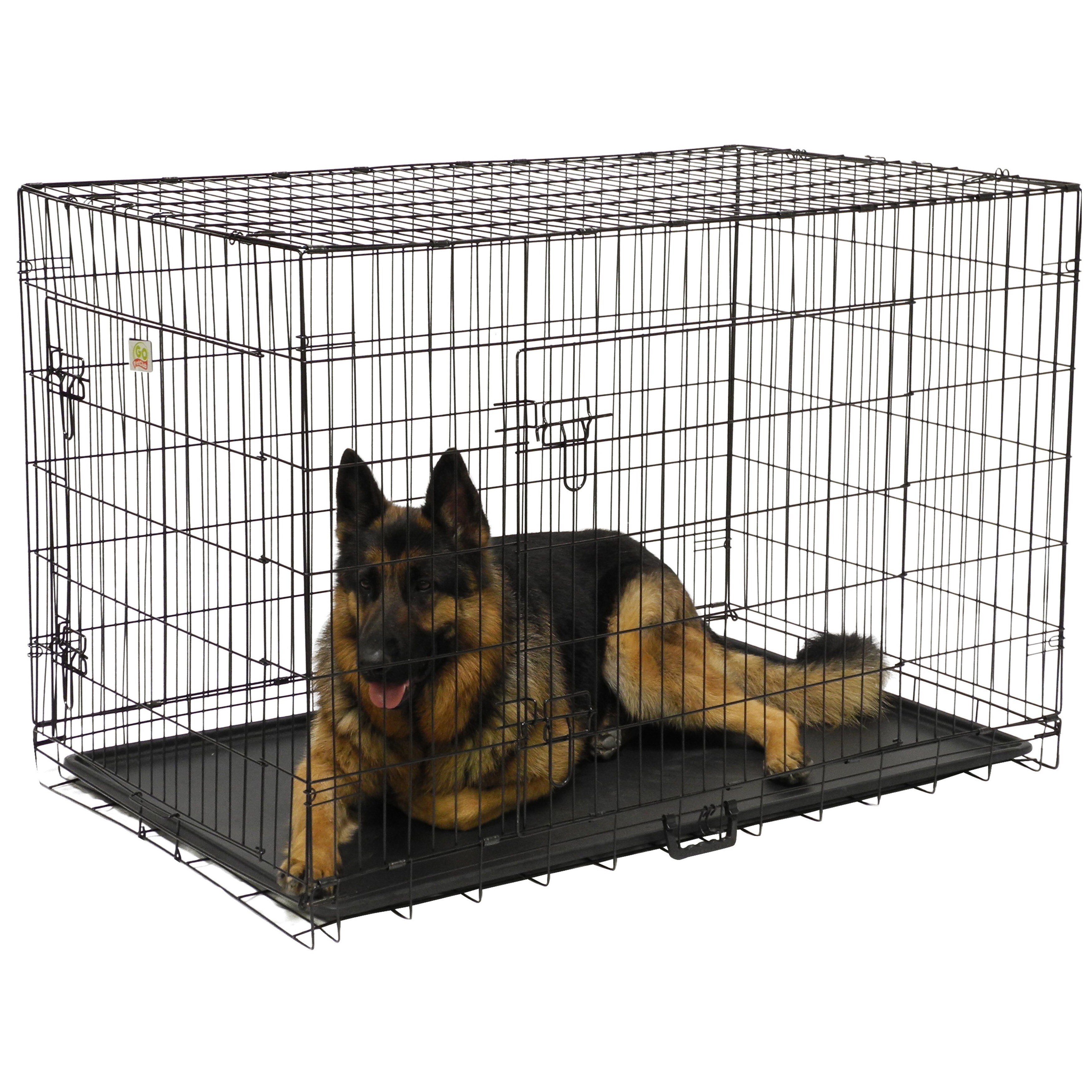 48 double door dog crate