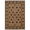 Beige Oriental Area Rug (8'2 x 10') - 8'2" x 10'