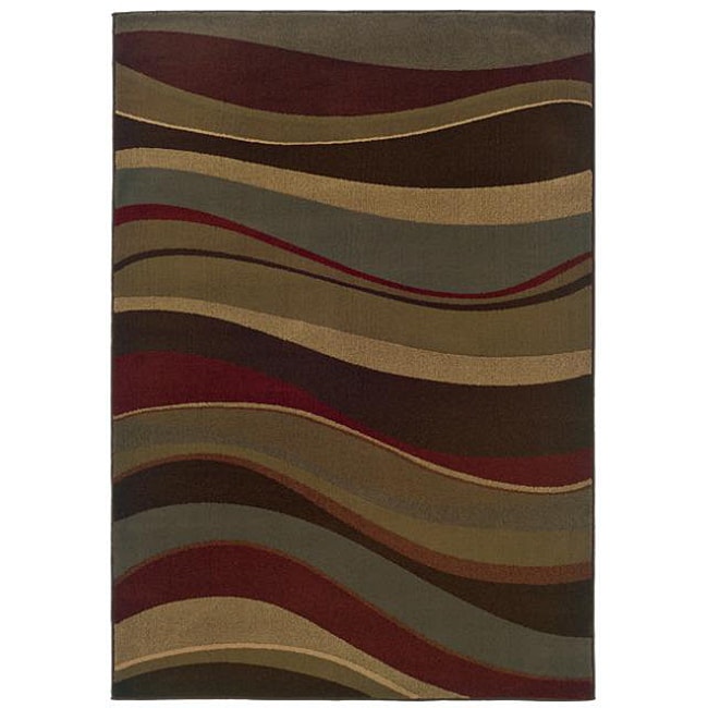 Beige Stripe Rug (82 X 10)