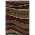 Beige Stripe Rug - 8'2 x 10'