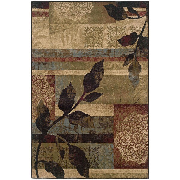 Ivory Geometric Rug - 5' x 7'6