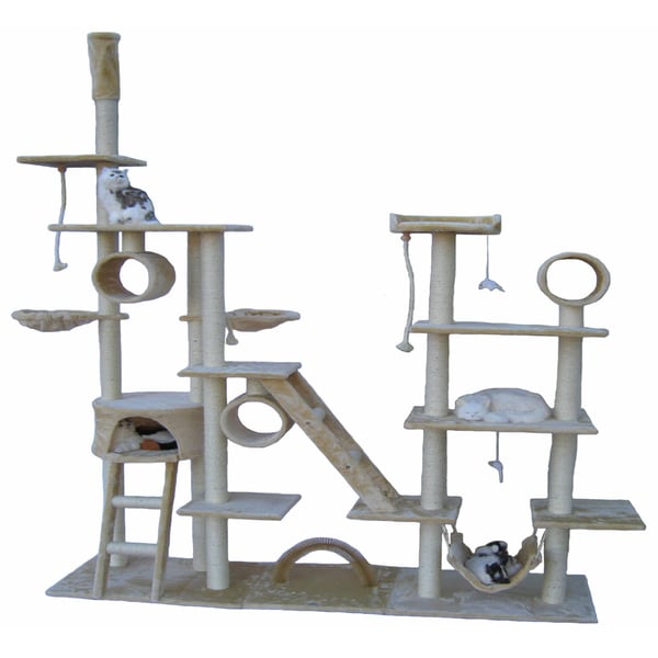 Go Pet Club Huge Gym Cat Tree Condo House Pet Furniture Go Pet Club Cat Furniture