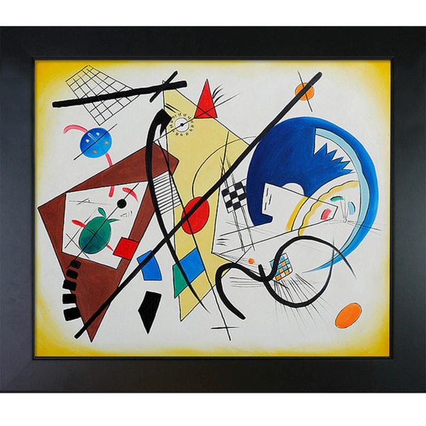 Shop Wassily Kandinsky 'Throughgoing Line' Framed Canvas Art Free