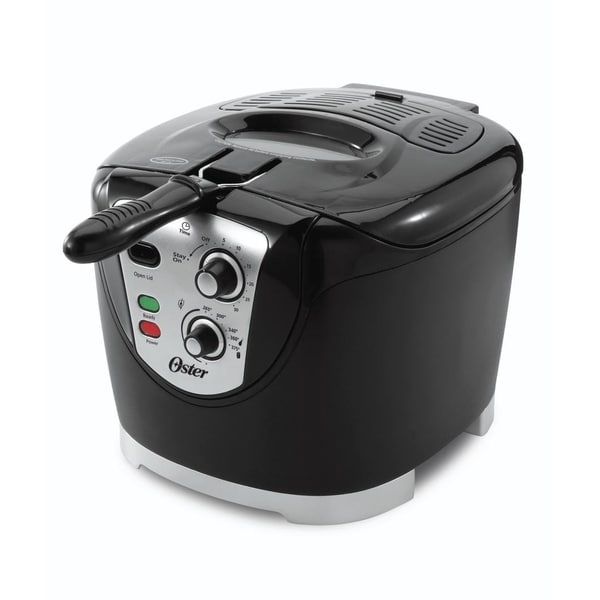 Oster CKSTDFZM53 Black 3-Liter Deep Fryer - Overstock - 5539041