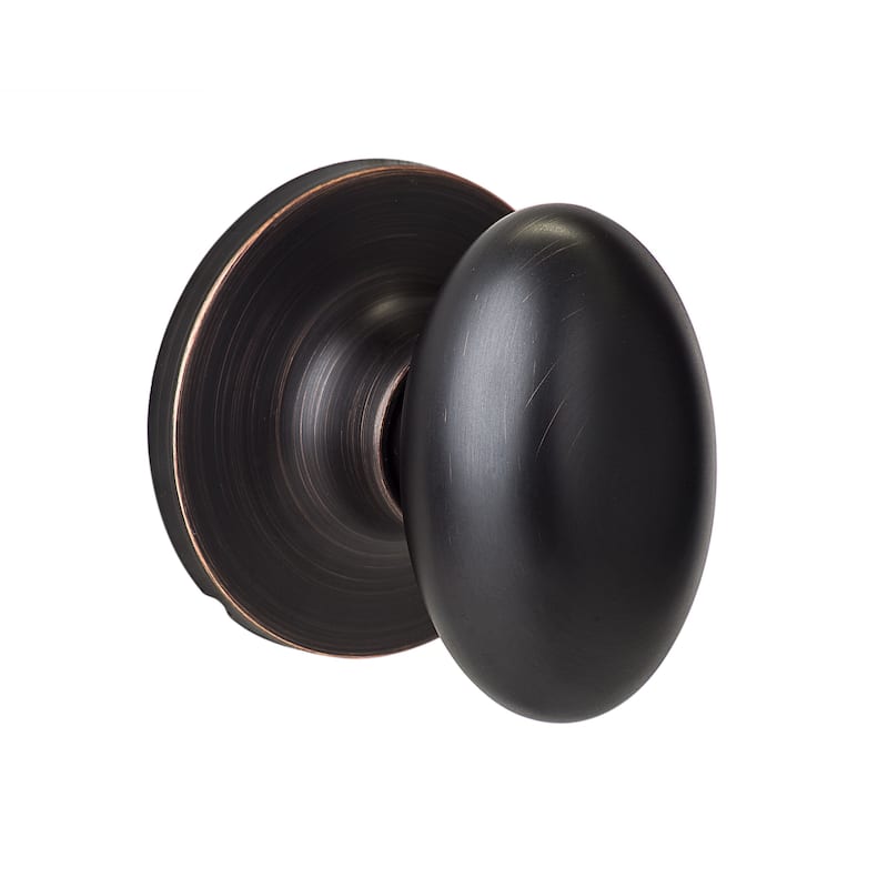 Sure-Loc Vintage Bronze Egg-shaped Dummy Door Knob