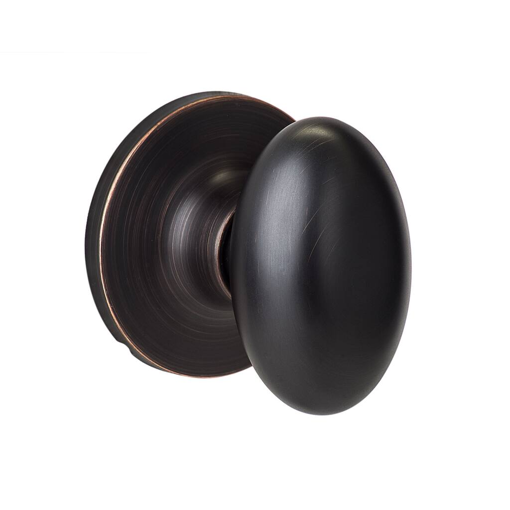 Sure-Loc Vintage Bronze Egg-shaped Dummy Door Knob