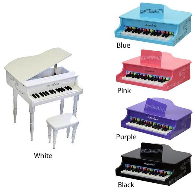 Childrens New Baby Grand Piano With Bench