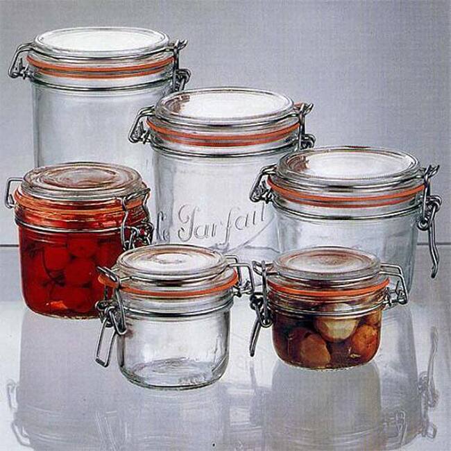 Le Parfait 35-oz Gasket Canning Jars (Pack of 6)