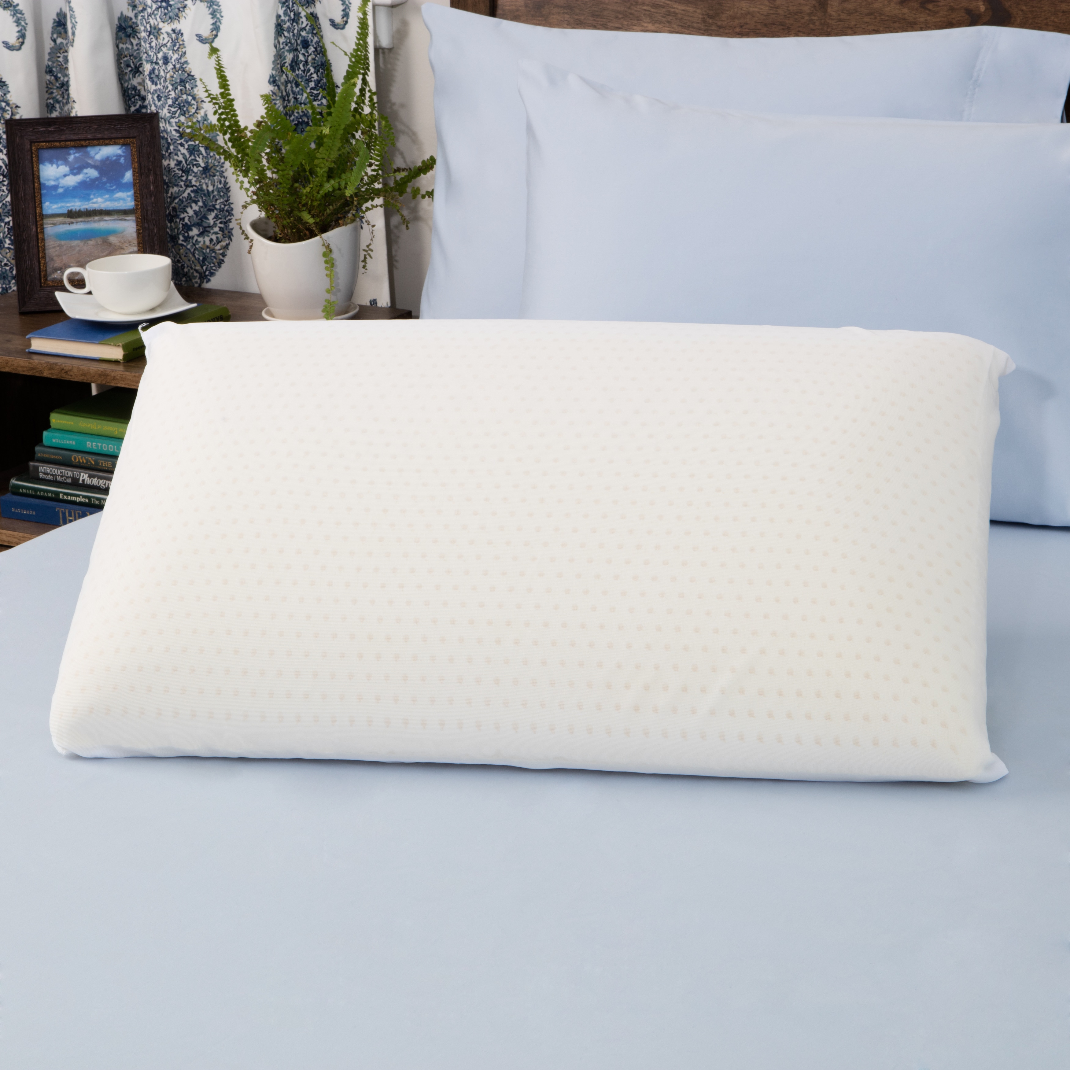 Authentic Talatech 230 Thread Count Latex Foam Firm Density Pillow