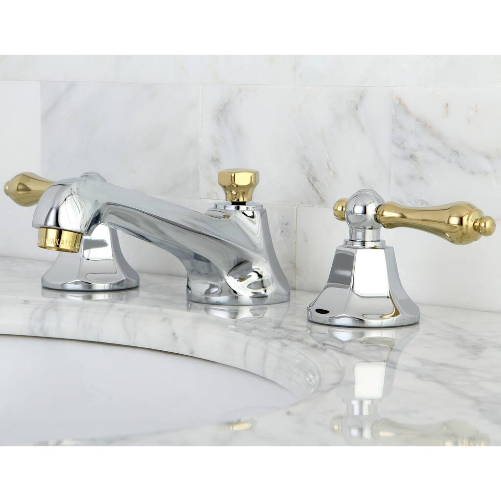 Metropolitan Chrome/ Brass Widespread Bathroom Faucet